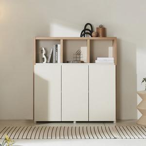 [가구리빙]앤드유 1200 도어 3단 책장 수납장 3colors