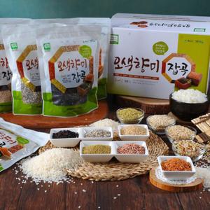 [해남미소] 오색향미 영농조합 잡곡 8종세트(각 600g)