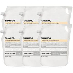 팜스테라피 에코 힐링 딥 슬립 샴푸 리필 2000ml x 6개