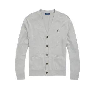 24SS 폴로 랄프로렌 남성 포니로고 자수 가디건 그레이 710890562002