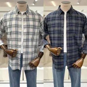 [갤러리아] [기획특가]에디션 남성 겨울 미디움 플란넬 체크 남방 NNF4WC1624 2종