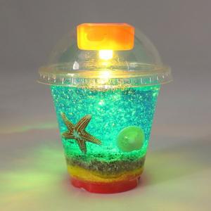 [상아사이언스]SA 해저 지층 LED 조명등(5인 세트) 지각 바닷속 무드등 DIY 지구과학 만들기 키트