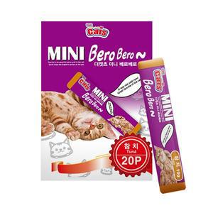 더캣츠 미니베로베로 츄르 고양이간식 참치 20p
