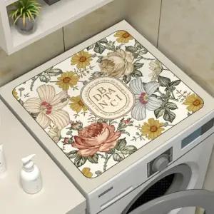 1P+1P 미끄럼방지 방수 규조토 세탁기 덮개 김치 냉장고 커버