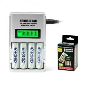 호루스벤누 에네루프 초급속충전기세트 HAD-2800LCD e-Keep AAx4개포함 (차량겸용)/건전지/배터리/밧데리