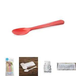 일회용 컬러 아이스크림 스푼 1000개(랜덤)/숟가락/수저/디저트/요거트/플라스틱/요플레/빙수/위생/팥빙수