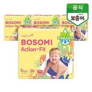 보솜이 액션핏 팬티 특대 26매 x 4팩