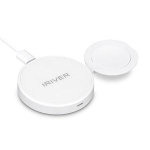 [핫트랙스]아이리버 15W 2in1 마그네틱 무선 고속 충전기