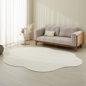 [르헤브] 수플레 비정형 고밀도 극세사 러그 단모 워셔블 카페트 170x230cm