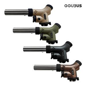 꾸버스 터보 부탄가스토치 캠핑 요리용 가정용 원터치 자동점화 액화방지 가스라이터