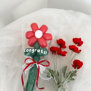 파티아일랜드 DIY 요술 풍선 레터링 꽃송이 세트 레드 풍선꽃다발 졸업