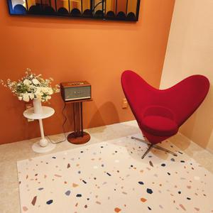 [리빙플래너] 테라 디자인 러그 사계절 워셔블 거실러그 카페트 2colors (3size)