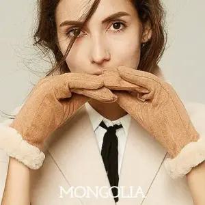 여성용 고급 양털장갑  사슴