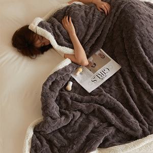 대형 양털 이불 트위스트 꽈배기 빅사이즈 겨울이불 극세사 담요 4컬러