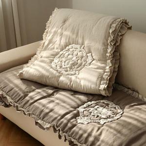 모디 고급 린넨 거실 3인 4인 돌 쇼파패드 매트