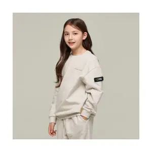 내셔널 지오그래픽 키즈 케이투 K244USW980 맨투맨 기모 OATMEAL 5006350416 253275