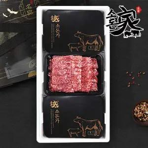 1++ 투뿔한우 구이 모듬 선물세트(400gx3)1.2kg