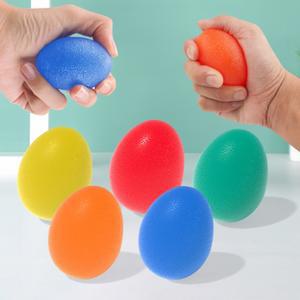 실리콘 마사지볼 손 악력기 지압기 재활운동 에그볼