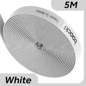 [JHM5SR1U_51BD]5M 벨 크로 케이블 타이 컴퓨터 배선 정리