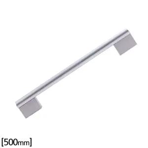 반달봉 알루미늄 2구 손잡이 실버 500mm/서랍장/싱크대/장농/옷장/장롱/신발장/수납장/씽크대