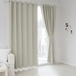 까르데코 크림라떼 형상기억 양면 긴창 암막커튼 1장