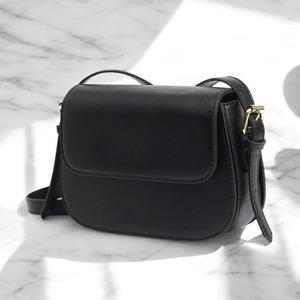 게더릭 더블 투웨이 크로스백 블랙 숄더백 가죽 가방 여성 크로백