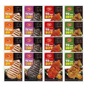 하림 맛닭가슴살 4종 100g(바베큐+마라+새우+오징어)각 4봉씩