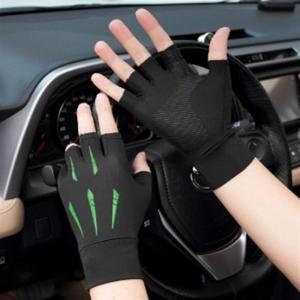 반장갑(그린) 와일드 논슬립 자외선차단장갑 낚시장갑 쿨링 스포츠 남성