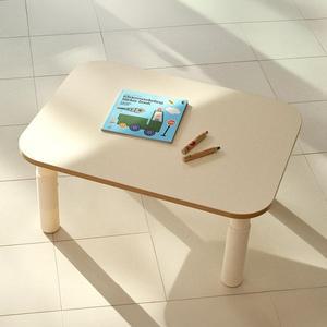 [루나스토리]높이조절 원목 유아 아기 책상 테이블