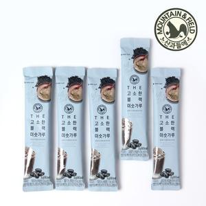 [산과들에] 더고소한블랙미숫가루스틱25g 50봉/ 선식 식사대용 미숫가루 흑미 검은콩 간식