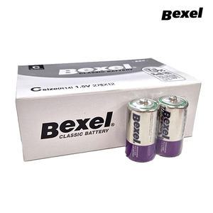 벡셀 망간 R14 C사이즈 건전지 (24개입) 벌크 1.5V C형