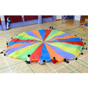 유치원생 단체체육 공놀이 대형사이즈 낙하산 10m 태권도장 지구력훈련 공던기기용