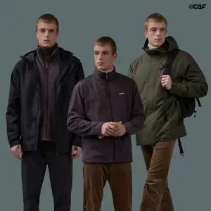 [최종가] 르까프 아우터 2종 세트(하드쉘방풍자켓1+플리스자켓1), 남성