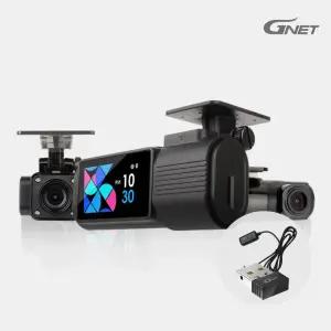 지넷 1.9인치 슬림 알파 엣지 3채널 블랙박스 페달 블랙박스