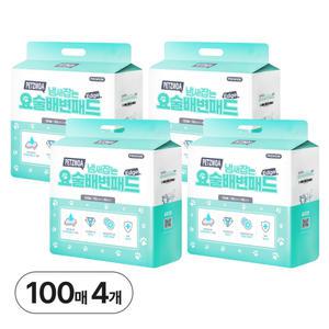 페츠모아 냄새잡는 요술 배변패드 표준형 100매 4개