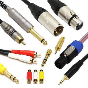 RCA 2선 3선 스테레오 3.5 mm to 2RCA 2모노 5.5 2캐논 XLR Y형 케이블 변환 젠더 마이크 앰프 믹서 피아노 악기 기타 반주기 PC 음향 음성 연결선 잭