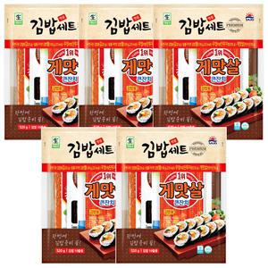 사조대림 명품 김밥세트 520g x 5개 / 간편 도시락 김밥 재료세트