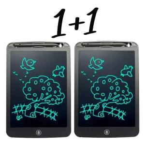 원플러스원 전자칠판 메모 전자 노트 그림 칠판 패드 8.5인치 원터치 2개