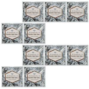 더 청담 살롱코드 케라틴 헤어 염색약 새치커버+멋내기 셀프염색 다크브라운 10개/무료 sb