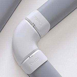 코드 케이블유니 전선 정리 몰딩 더블형 진회색 연회색캡