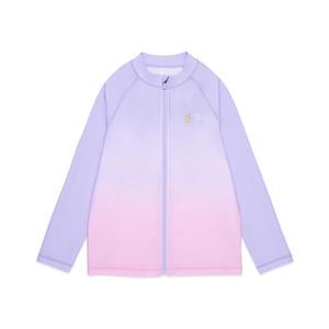 내셔널지오그래픽 키즈 그래픽 래쉬가드 집업-2 K252URG440 LAVENDER