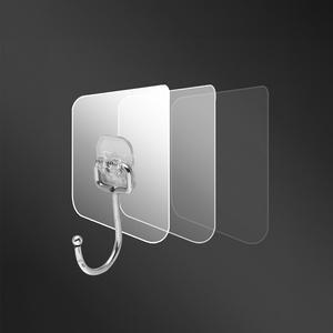 무 타공 리예 접착식 투명색 걸이 후크 20개 판 벽고리 벽에붙이는고리