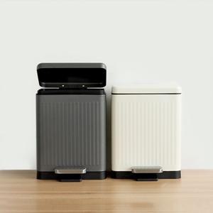 무소음 위생 냄새차단 401스텐 거실 페달 휴지통 10L (WFFS4TO)