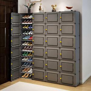 플라스틱 신발장 현관 사무실 서랍장 신발수납장 회색 신발 야외플라스틱 60x32x120