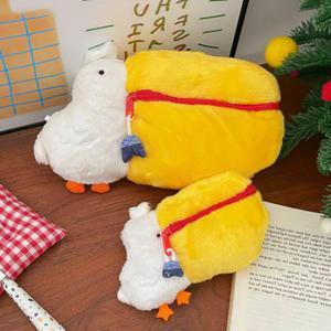 귀여운 펠리컨 캐릭터 인형 파우치 필통 소지품 수납 학생 선물
