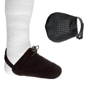 석고 양말 안티 슬립 발 커버 발가락 골절 보호 커버 따뜻한 벨벳 실리콘 조절 가능한 통기성 간호 발가락