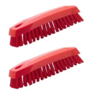 바이칸 핸드솔 S 소 욕실 바닥 다용도 청소솔 빨강 2p BNS