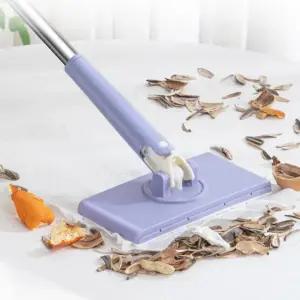 밀대걸레 바닥청소 막대 물티슈 원터치 바닥 밀대