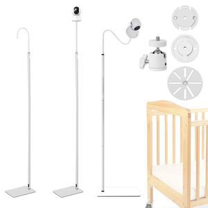 홈캠거치대 스탠드 높이조절 메탈 바닥형 무타공 고정식 헤이홈 타포 이글루캠 티피링크 샤오미 호환