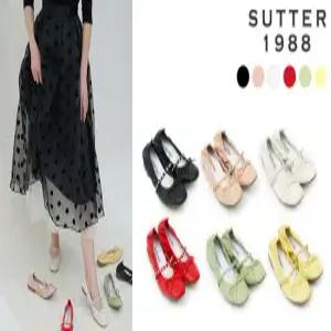 SUTTER1988 쥬얼 플랫 슈즈